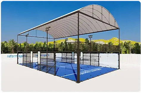 PADEL COURT ROOFED
