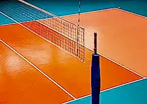 voleybol kortu