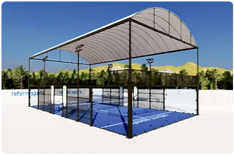 PADEL COURT ROOFED